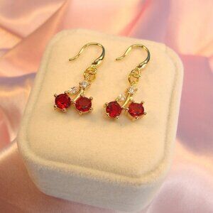 Cherry Drop/Dangler Earrings